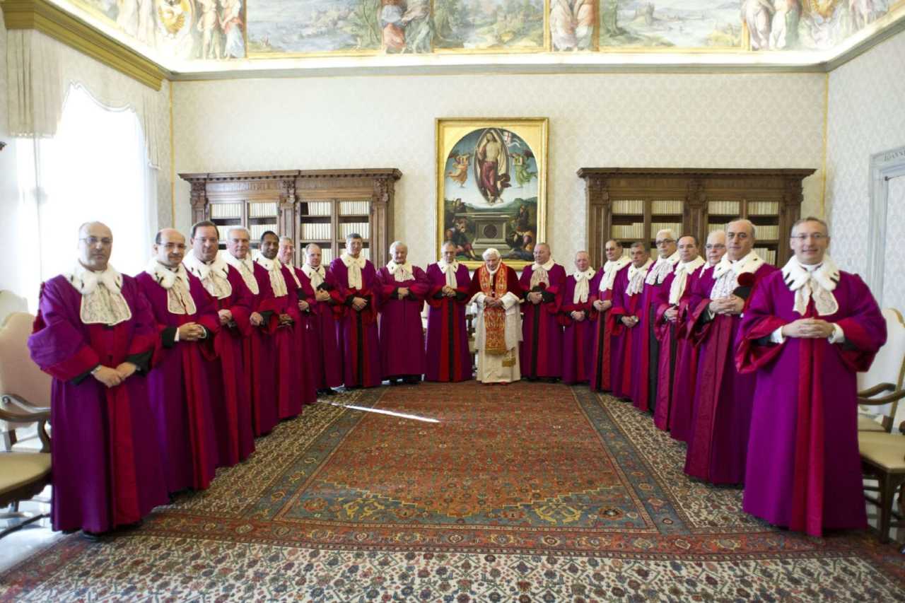 Papa Bento XVI na Rota Romana